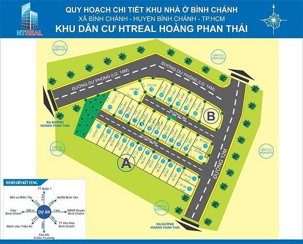 Hình ảnh Bán đất nền thổ cư tại khu dân cư Hoàng Phan Thái