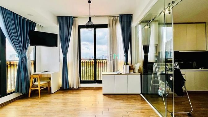 Hình ảnh ❤️ Mb6623 nạp rút nhanh chóng Studio View đẹp Làng Báo Chí Quận 2, FullNT, Ban công