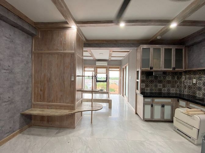 Hình ảnh STUDIO dạng vách ngăn full nội thất có máy rửa chén The Vista An Phú