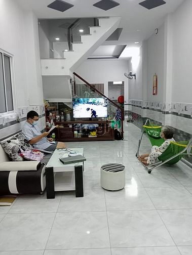 Hình ảnh Nhà BTCT 3 tầng hẻm xe hơi 6m, 3 phút tới chợ Gò Xoài, 2 PN - 3 WC