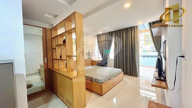 Hình ảnh Studio Vách ngăn có ban công Lê Lai