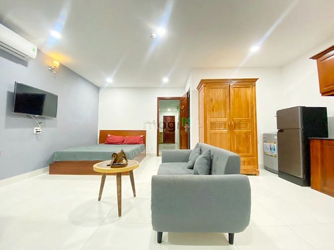 Hình ảnh Căn Hộ Full nội thất 40m2 bancol máy giặt riêng ngay Etown Cộng Hòa TB