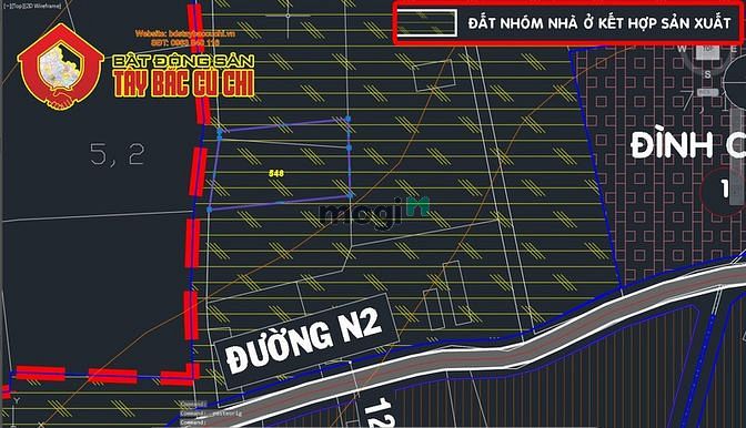 Hình ảnh Bán đất 1/ Nguyễn Thị Chiên - 1008m2 - 24x44 - 300m2 thổ cư - Củ Chi