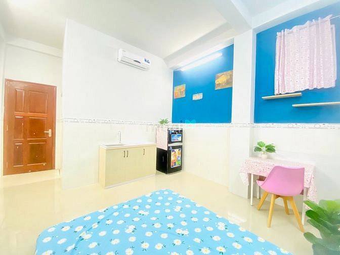 Hình ảnh Phòng FULL NỘI THẤT, Thang Máy, Mã Lộ, P Tân Định, Quận 1, giá 4.8tr