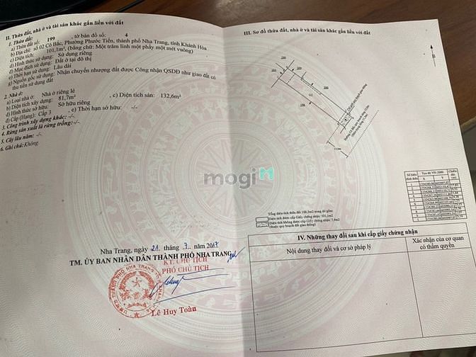 Hình ảnh Bán đất mặt tiền đường cô bắc nha trang.