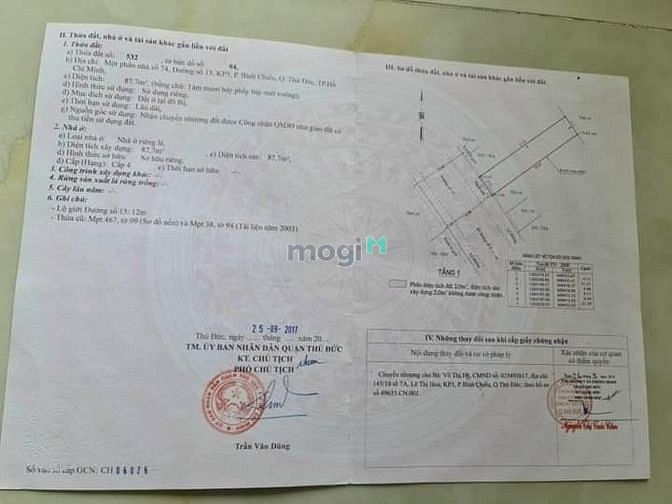 Hình ảnh Bán lô đất 87,7 m2 khiết Tâm TP thủ đức