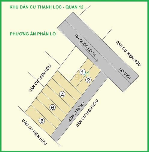 Hình ảnh Bán đất thổ cư phường thạnh lộc Q12
