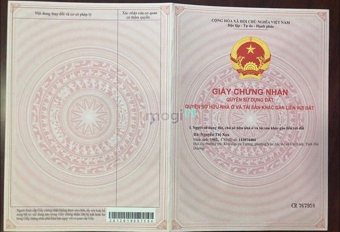 Hình ảnh Đất ngay trung tâm KCN Vĩnh Lộc 2 _ đường nội bộ số 5