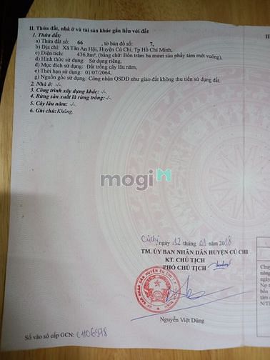 Hình ảnh ĐẤT THỔ CƯ CHÍNH CHỦ, sang tên trong ngày