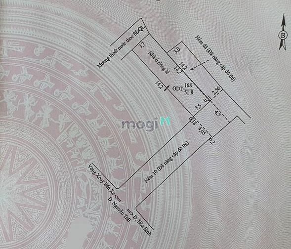 Hình ảnh BÁN NỀN thổ cư (hẻm 4,5m nền gốc) 10 Nguyễn Trãi h.ĐN 2,78 tỷ