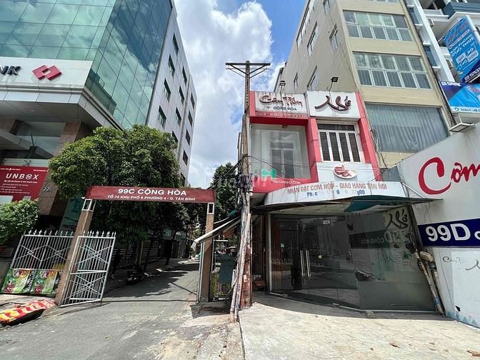 Hình ảnh Cho thuê nhà 5x20 góc 2 Mặt tiền Cộng Hòa, P. 4, Quận Tân Bình