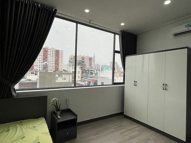 Hình ảnh Penthouse 1pn full nội thất, Ban công siêu to