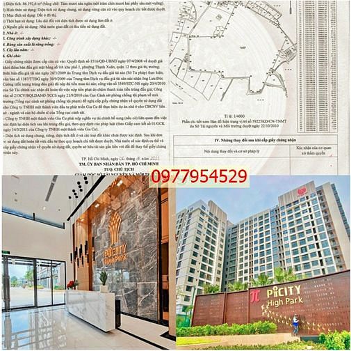 Hình ảnh Bán ch 3pn Picity hoa hậu Q12,79m2,3.450 tỷ
