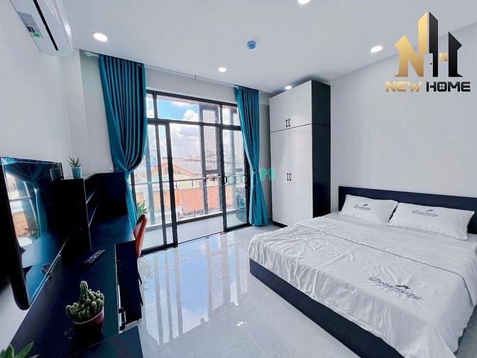 Hình ảnh Căn Hộ 1Pn Cao cấp Quận 3 có máy giặt riêng và ban công lớn