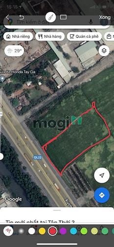 Hình ảnh 3700m2 Đất MT QL22 Cách BV XUYÊN Á 3P. Giá Chỉ 8tr 1m2