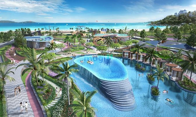 Hình ảnh Cụm 5D07 view trực diện Golf - Hồ Cảnh Quan - KN Paradise Cam Ranh