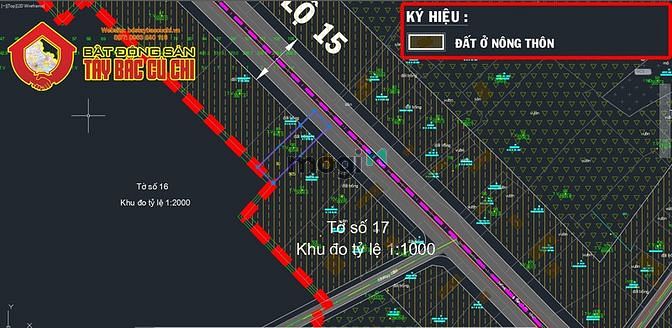 Hình ảnh Đất đường Tỉnh Lộ 15 - 829m2 - 14.5x55 - 300m2 thổ cư - xã An Phú