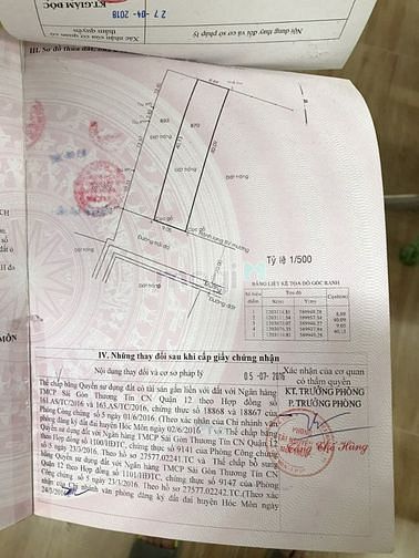 Hình ảnh Chính chủ bán đất thổ cư, mt 10m, xuân thới sơn, hóc môn, 360 m2,
