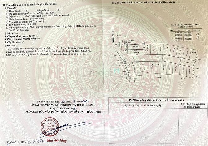 Hình ảnh Vì đất này đấy thổ cư, hẻm xe tải , trung tâm phường 7. bán đúng giá