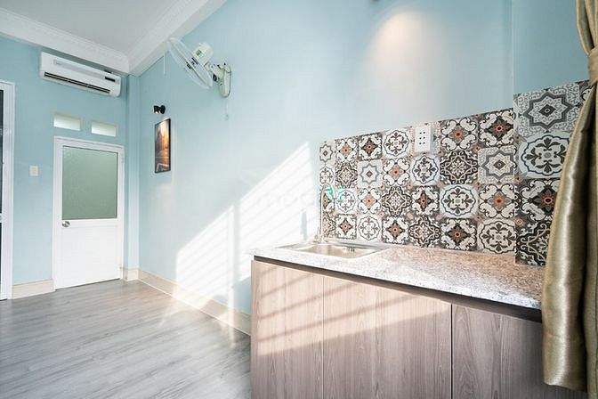 Hình ảnh Phòng 25m2-4,9tr full nội thất, ban công, bếp,ngay chợ Bà Chiểu