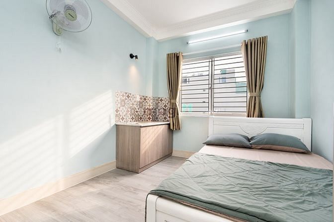 Hình ảnh Phòng 25m2-4,9tr full nội thất, ban công, bếp,ngay chợ Bà Chiểu