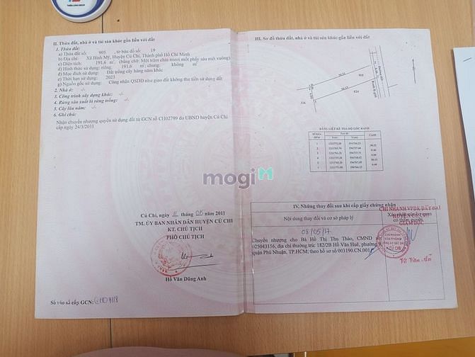 Hình ảnh Bán lô đất thổ 191.6m2 kề bên trường Tiểu học Bình Mỹ, Củ Chi. GIÁ 3 t