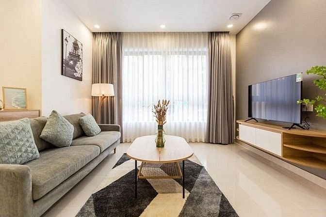 Hình ảnh 3 phòng ngủ cho thuê tại Thảo Điền-chỉ việc đến ở-nhà đẹp mới-xem 24/7