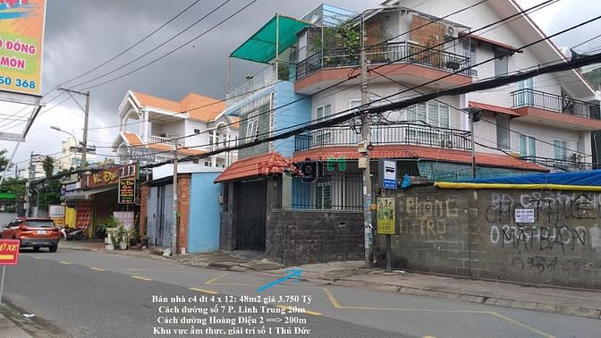 Hình ảnh Bán nhà hẻm thẳng 20m ra đường số 7 Linh Trung 4x12- 3.97Tỷ