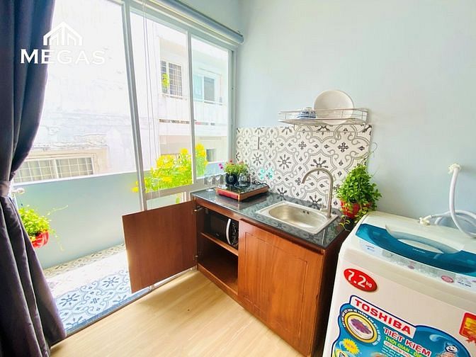 Hình ảnh Cho thuê Trang Chủ MB66.COM / Đăng Ký Tặng 66K 1PN có máy giặt riêng gần có balcony gần Tân Cảng