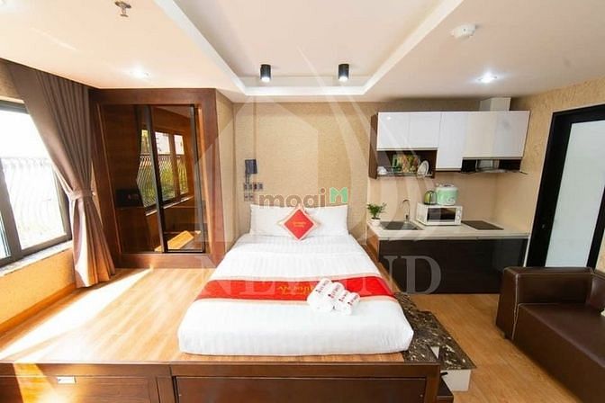 Hình ảnh Studio cửa sổ to Q1, Full nội thất, có Hầm Xe Thang Máy, Khoá Vân Tay