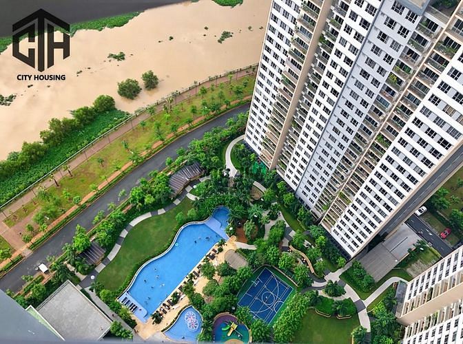 Hình ảnh Palm Heights cho thuê căn 2PN nhà mới, view nội khu lộng gió