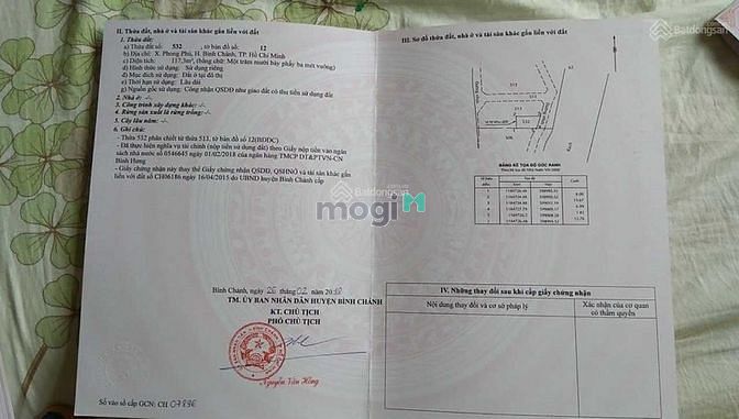 Hình ảnh Đất thổ cư ngang 117m giá 4 tỷ6, xã Phong Phú - Bình Chánh, ,SHR, 4ty6
