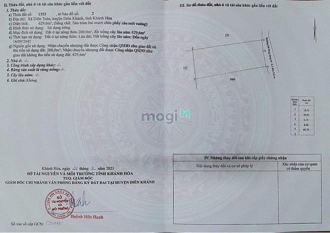 Hình ảnh Kẹt tiền bán nhanh siêu phẩm Diên Toàn