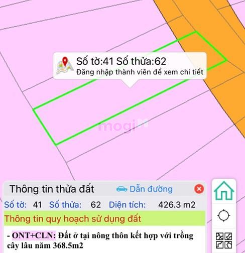 Hình ảnh Đất ở trung tâm 426m2, Chỉ 3.4 tỷ, Cách sân bay Long Thành 5km
