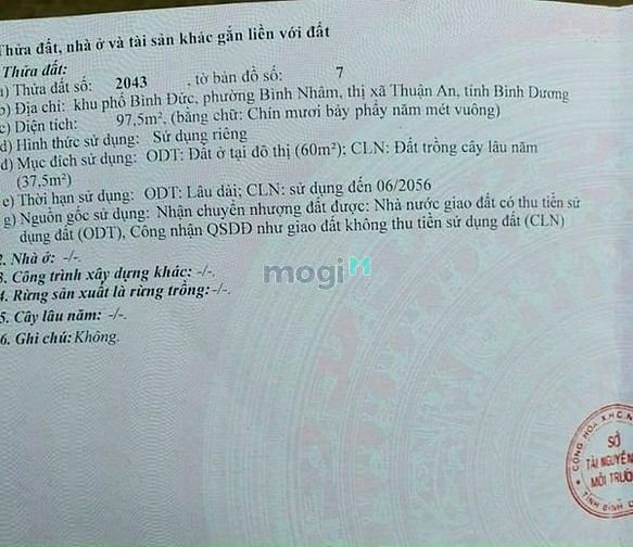 Hình ảnh Cần đăng bán đất nền trục chính NGUYỄN VĂN LỘNG, P, BINH NHÂM
