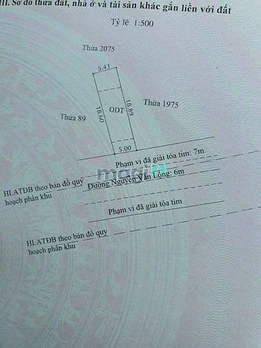 Hình ảnh Cần đăng bán đất nền trục chính NGUYỄN VĂN LỘNG, P, BINH NHÂM