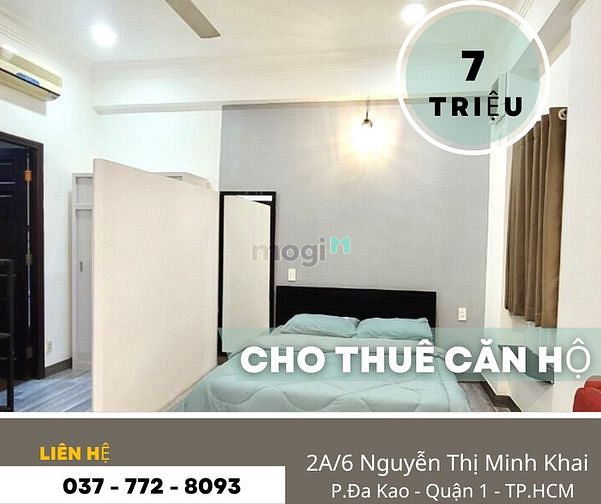 Hình ảnh Cho thuê CHDV Full Nội thất Cao cấp ngay Chợ Thị Nghè số 2A/6 NTMK, Q1