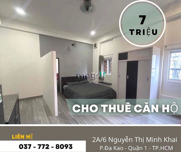 Hình ảnh Cho thuê CHDV Full Nội thất Cao cấp ngay Chợ Thị Nghè số 2A/6 NTMK, Q1