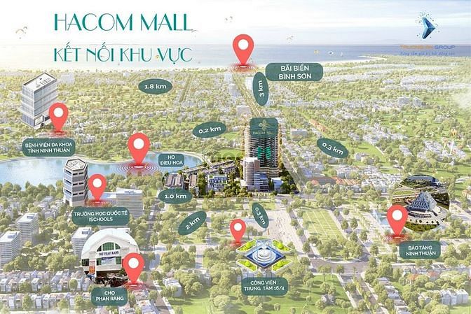 Hình ảnh Hacom Mall bản giao hưởng của gió Phan Rang