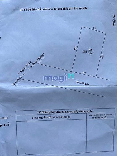 Hình ảnh Bán nền thổ cư trục chính hẻm 388 Nguyễn Văn Cừ - P.An khánh