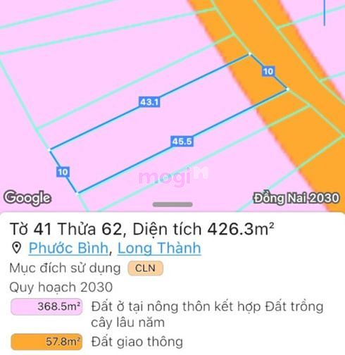 Hình ảnh Đất ở khu đô thị sân bay Long Thành, Chỉ 3.4 tỷ, Ngay UBND Phước Bình