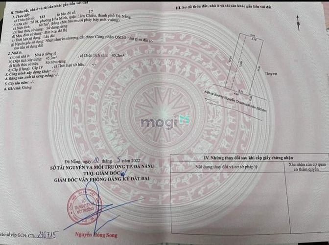Hình ảnh Bán đất kiệt oto đẹp Trần đình Tri