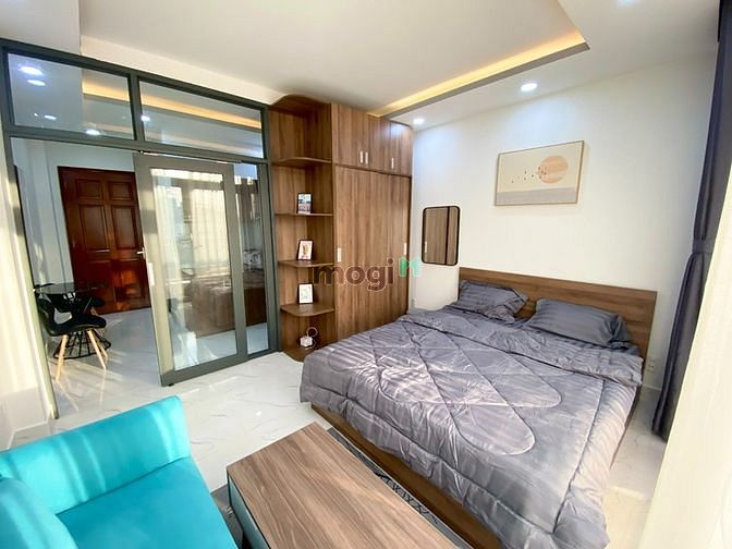 Hình ảnh Bếp riêng biệt PN, tầng cao view trời BAN CÔNG gần đh Văn Lang