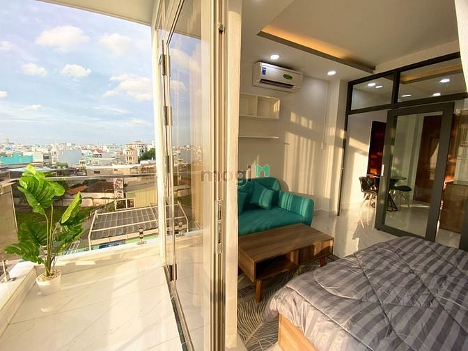 Hình ảnh Bếp riêng biệt PN, tầng cao view trời BAN CÔNG gần đh Văn Lang