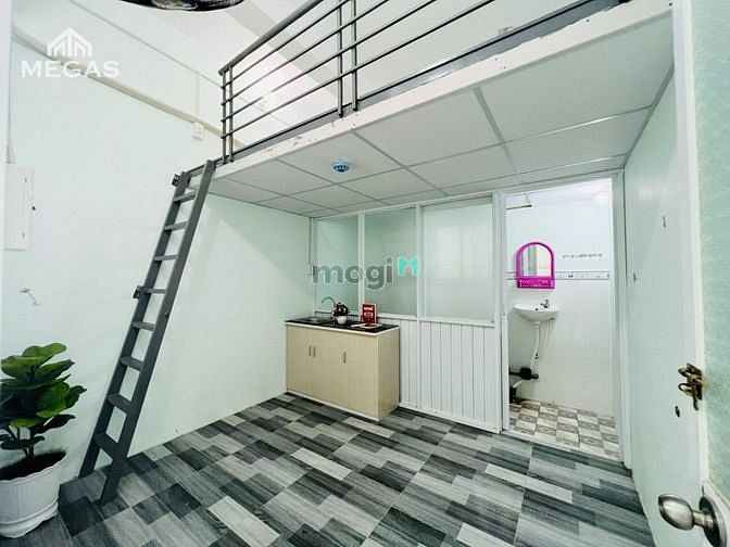 Hình ảnh Phòng trọ giá rẻ gác lửng sẵn máy lạnh