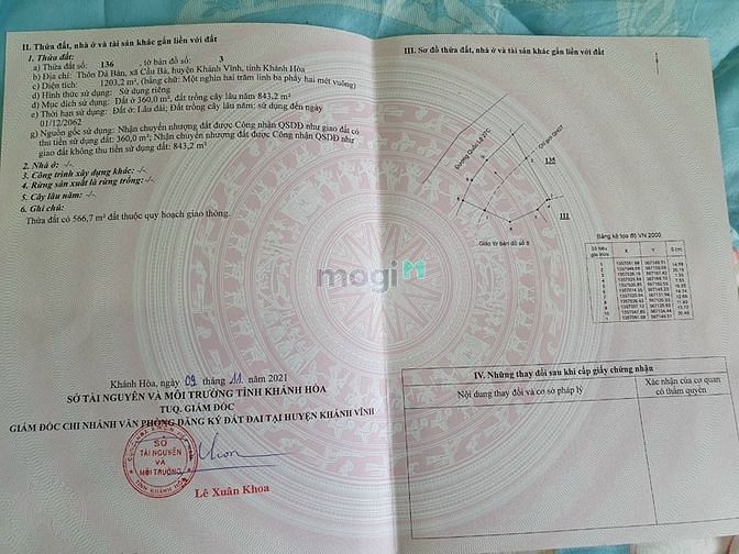Hình ảnh Chính chủ bán nhanh lô đất mặt đường Khánh Vĩnh