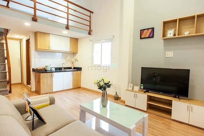 Hình ảnh Căn Hộ Dịch Vụ Dạng Duplex Full Nội Thất Quận 4 gần ĐH NTT và Luật