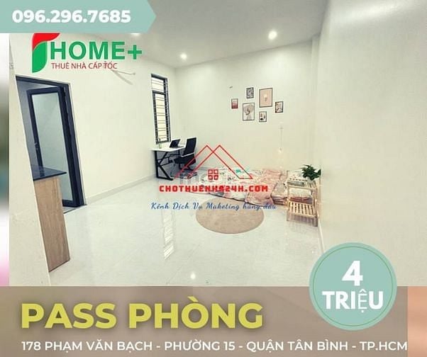 Hình ảnh Chuyển Công Tác Cần PASS PHÒNG 32m2 số 178 Phạm Văn Bạch, Q.Tân Bình
