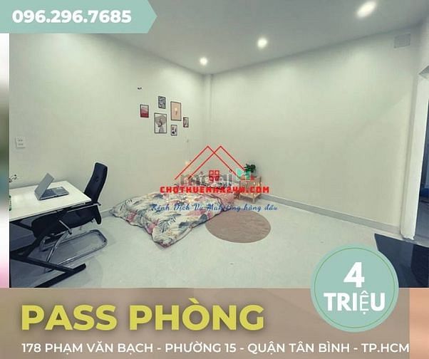 Hình ảnh Chuyển Công Tác Cần PASS PHÒNG 32m2 số 178 Phạm Văn Bạch, Q.Tân Bình