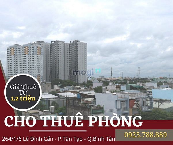 Hình ảnh Cho Thuê Phòng Có Gác (12 - 15m2) số 178 Lê Đình Cẩn, Q.Bình Tân